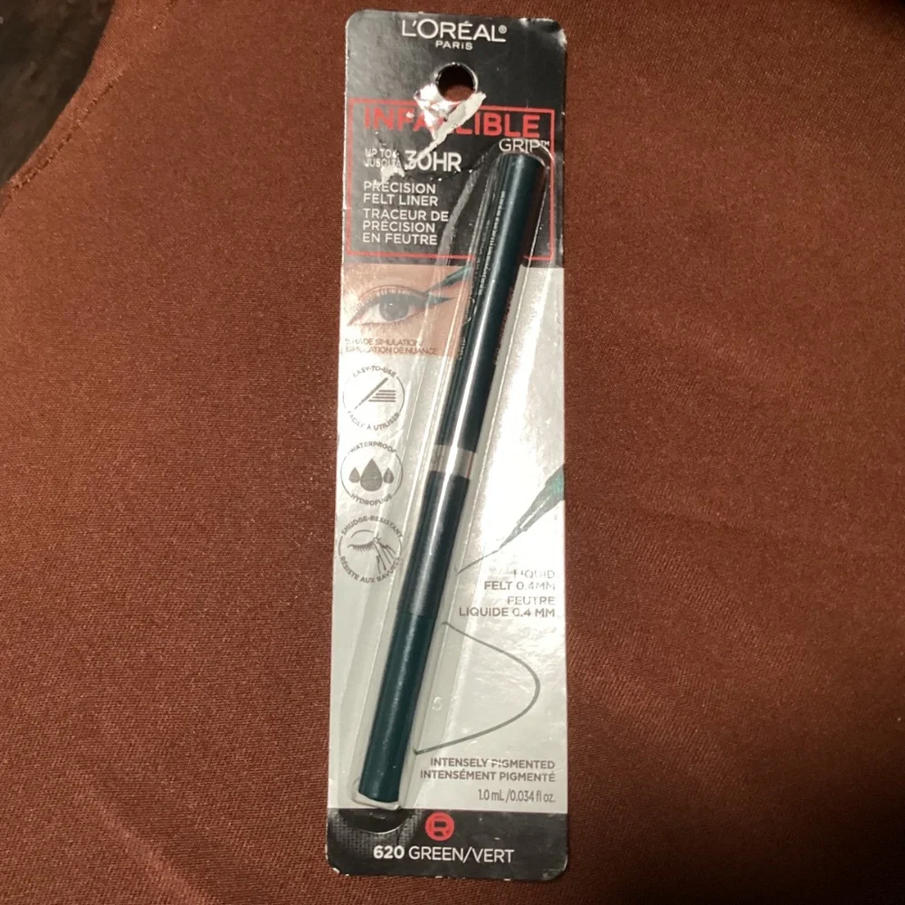 Loreal Paris Infallible Liquid Eyeliner 620 Green/Vert New 1.0 ml/0.034 fl oz